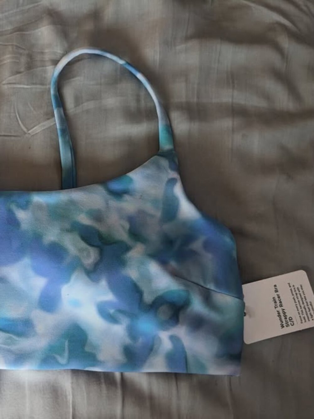 NWT Lululemon Wunder Train Strappy Racer Bra C/D 6